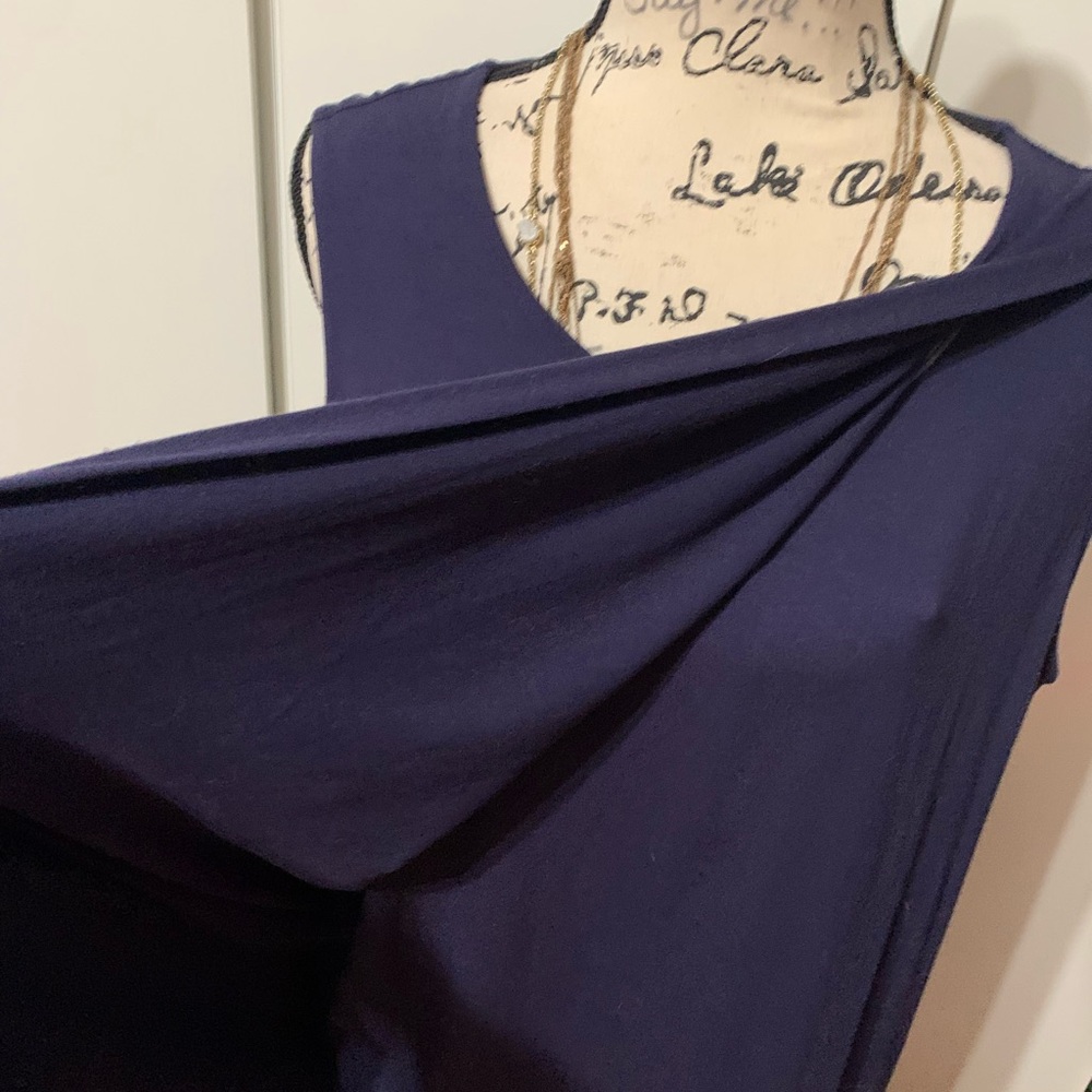 J. Jill Navy Midi Dress